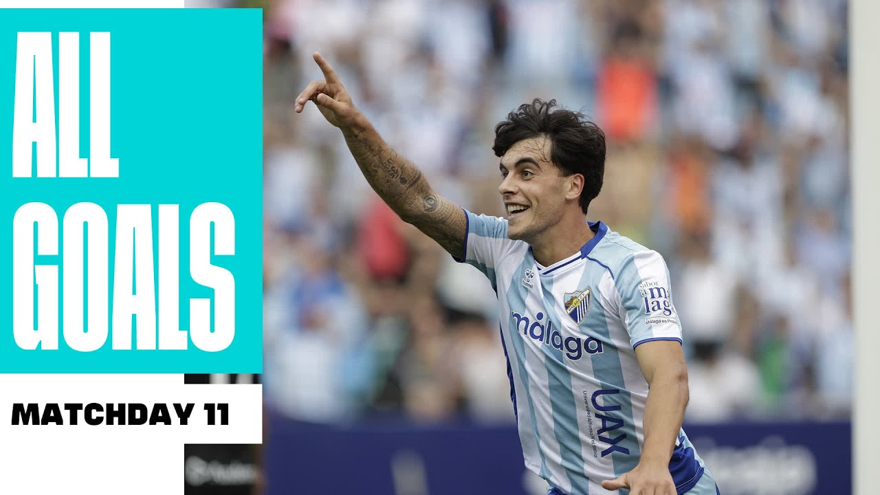 TODOS los GOLES de la JORNADA 11 de LALIGA HYPERMOTION 2025/26