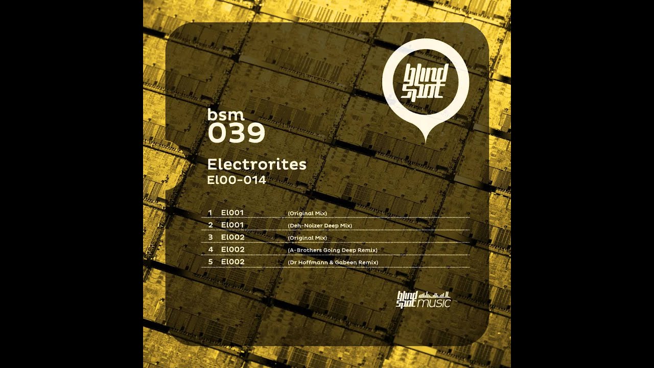 Electrorites - El002 (A Brothers Going Deep Remix)