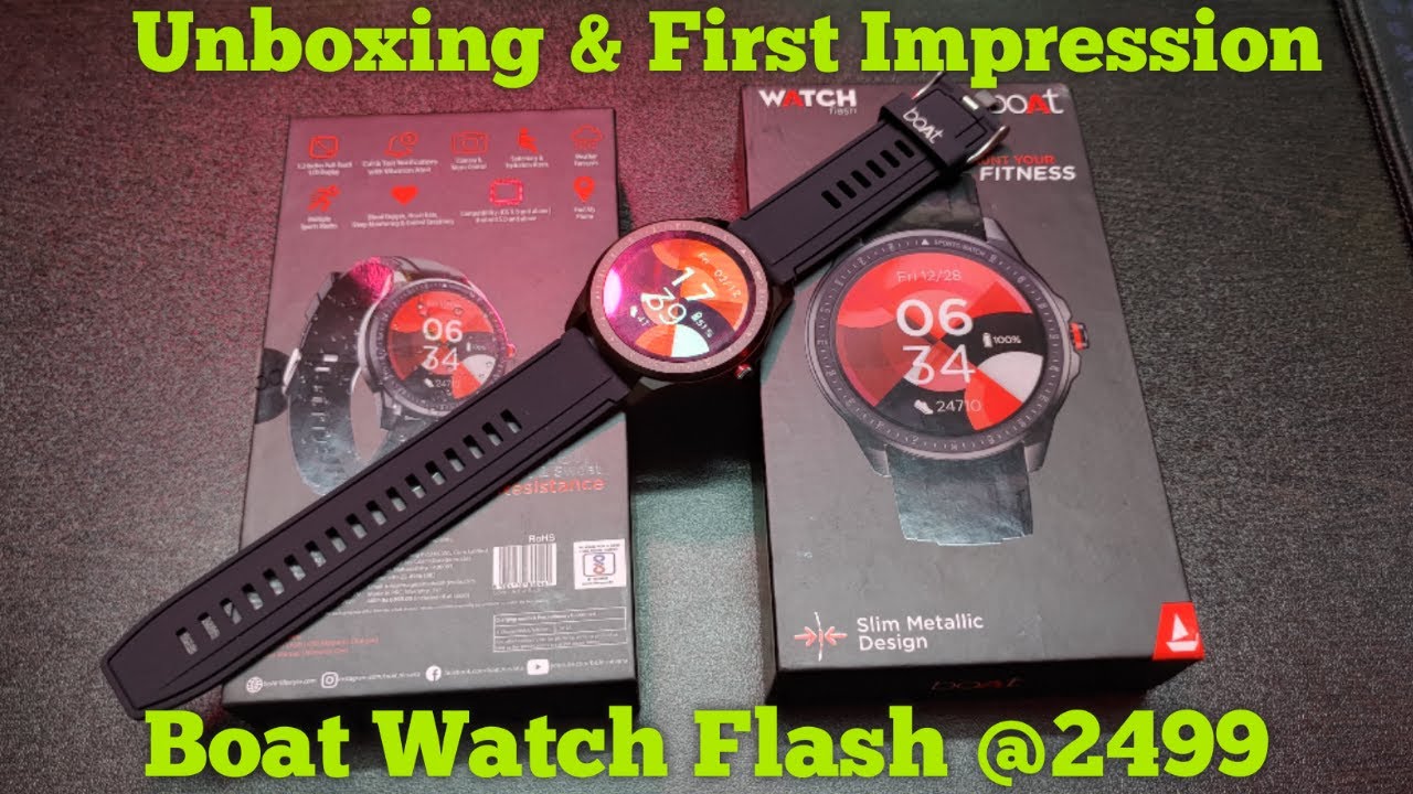 boat Watch Flash 🔥 Unboxing and 🔥 First impression | Best Watch @ 2499 ?