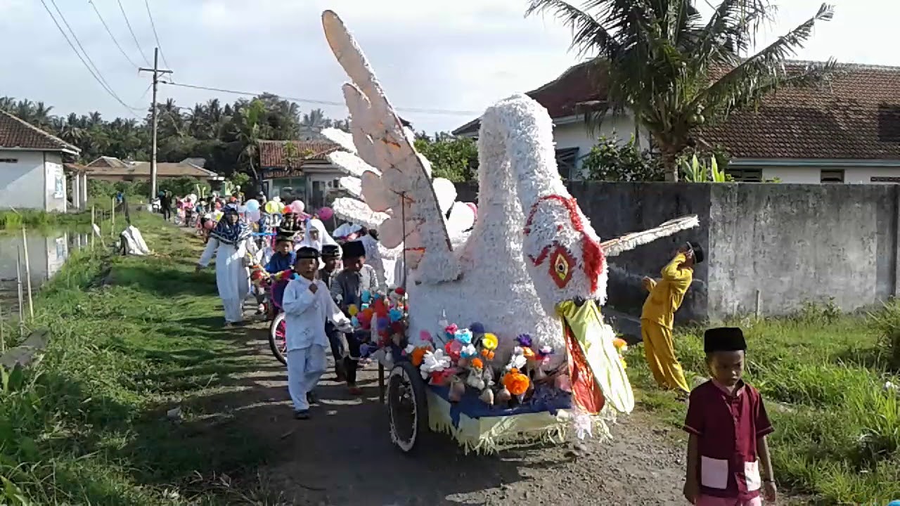 Maulid Nabi Muhammad SAW di MI Mambaul Hikmah Cungkingan. Ds.Badean. Kec. Blombingsari