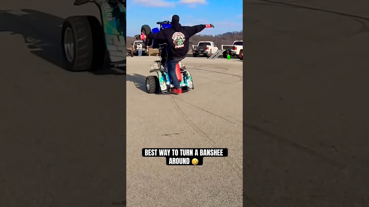 Best way to Turn a #banshee around 🤣 #atvlife #bikelife #yamaha
