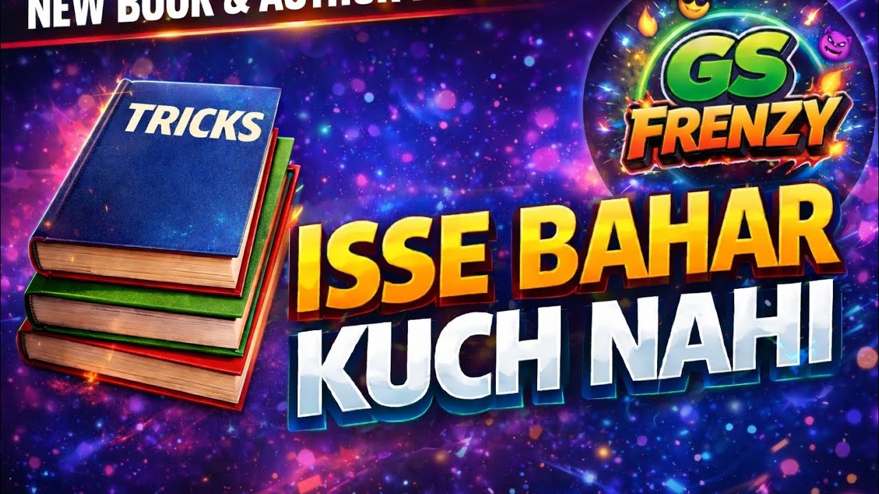 New Book & Author Part 2 📚 | Trick Sandar | Isse Bahar Kuch Nahi | One Shot GS Trick