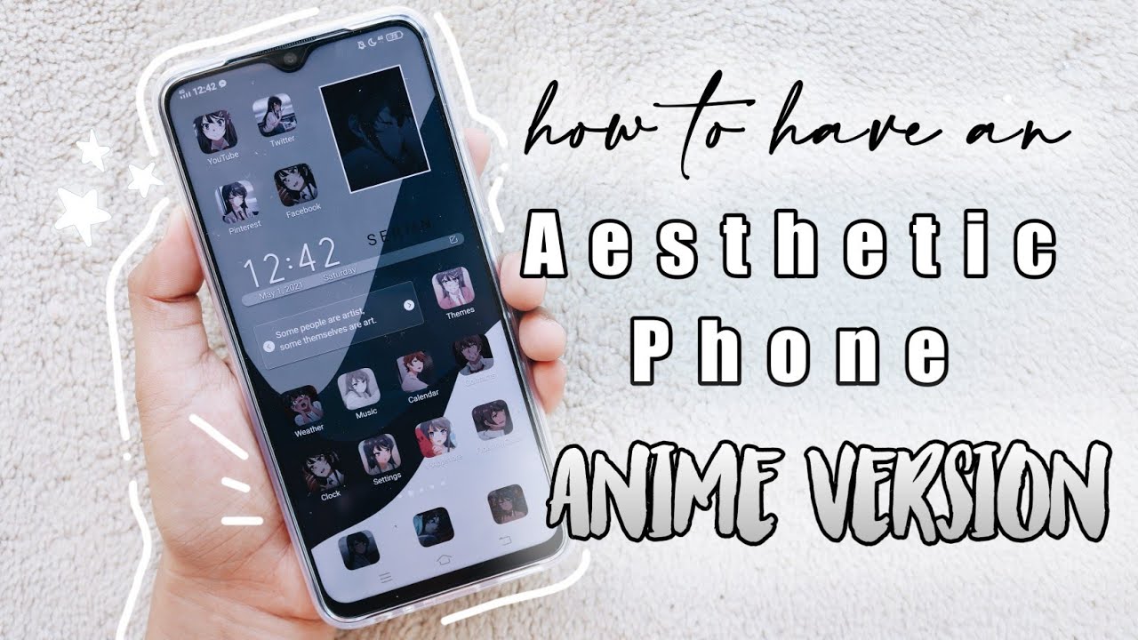 🐰 how to have an aesthetic phone anime version