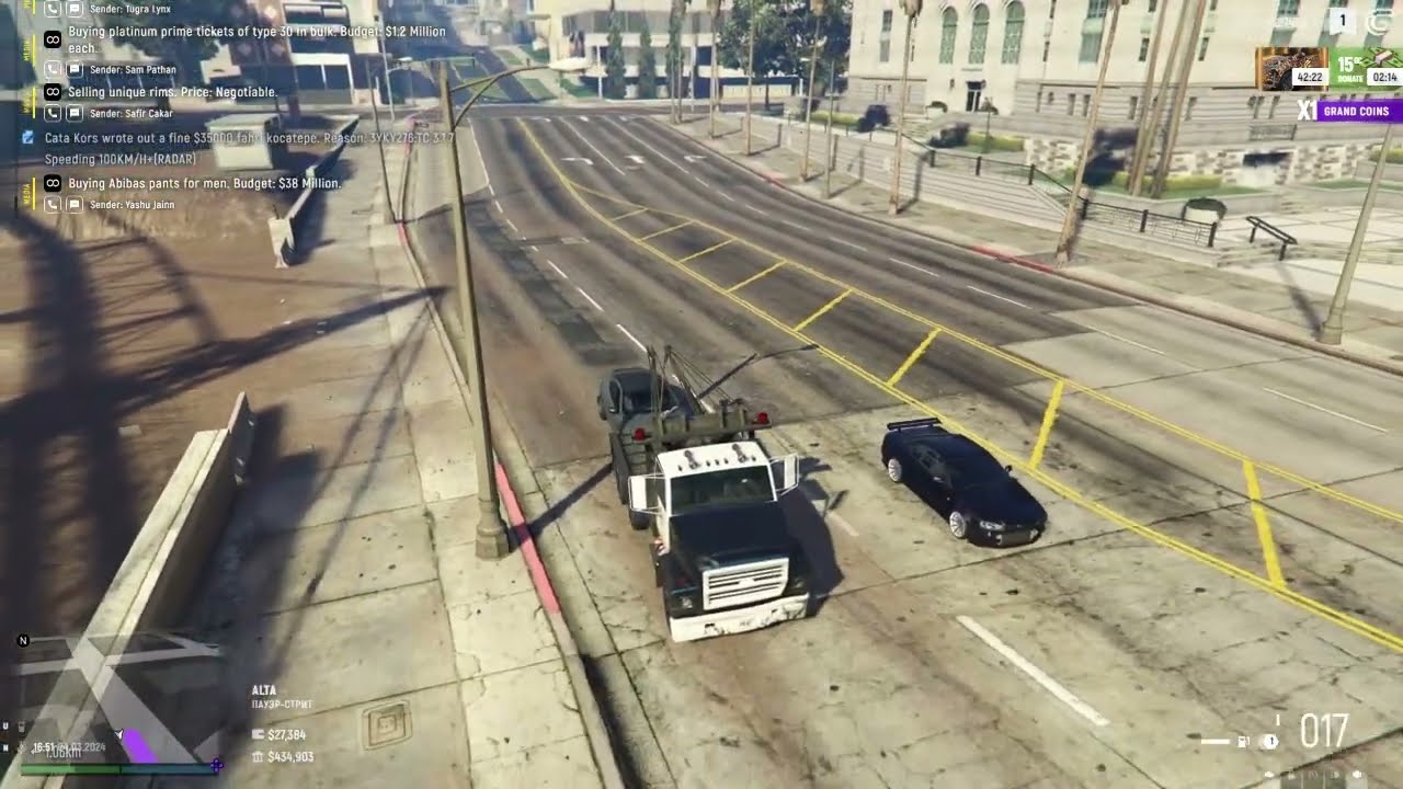 LSPD Towing training (Grand RP)