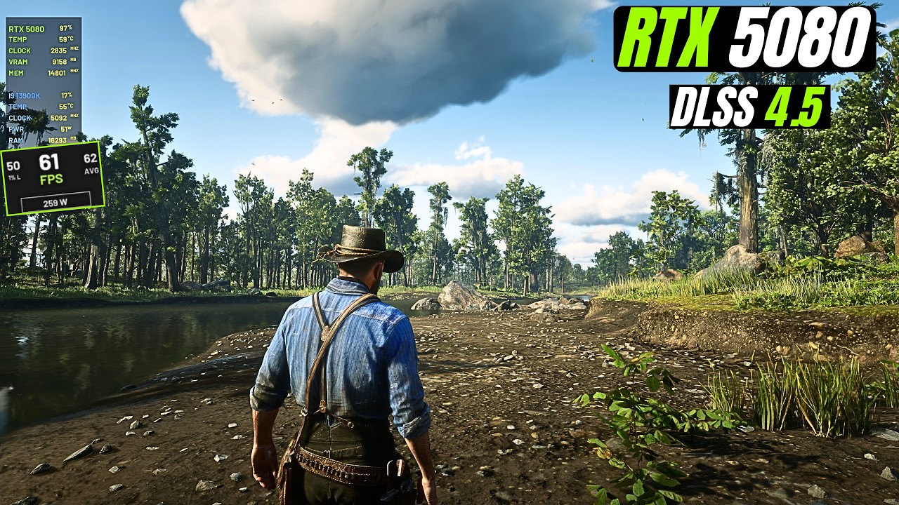 RTX 5080 - Red Dead Redemption 2 - 4K DLSS 4.5 Ultra Settings Tested