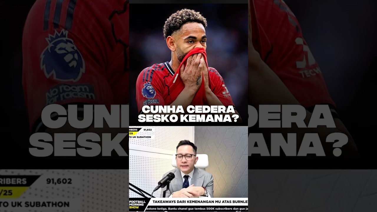 Cederanya Cunha beri angin segar Sesko #shorts #hanifthamrin #antipercayajinx #manchesterunited