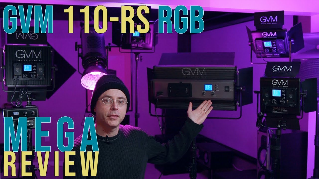 GVM 110W RS RGB Light Panel - EVERYTHING and MORE!!