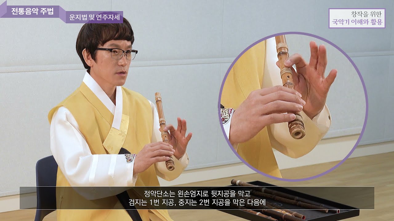[창작을 위한 국악기 이해와 활용 2] #1 단소 - 악기의 구조와 종류 / 운지법 / 연주법 / 연주곡 감상