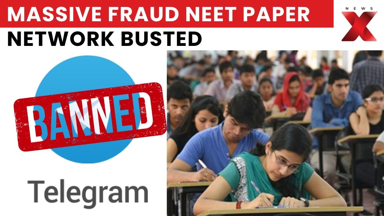 NEET Paper Leak Row: Telegram Fraud Rackets Busted In Two States | NewsX