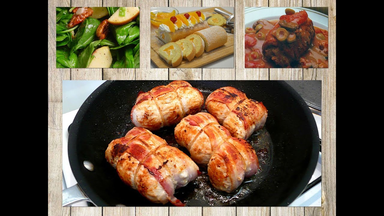 Chicken Paupiette with Sautéed Spinach-Orange Marmalade Roulade