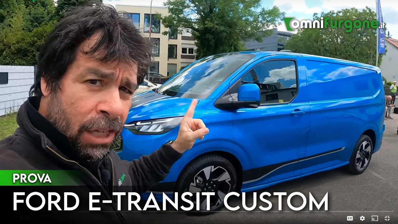 Ford E-Transit Custom, la prova dell'elettrico più atteso del 2024