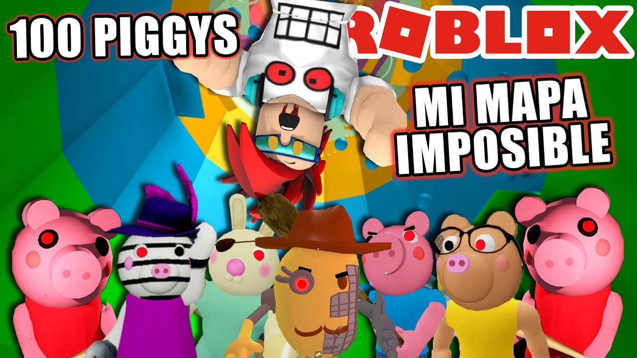 Mi Mapa Imposible en Piggy Roblox | 100 Piggys en mi Torre de Roblox | Juegos Roblox en Español