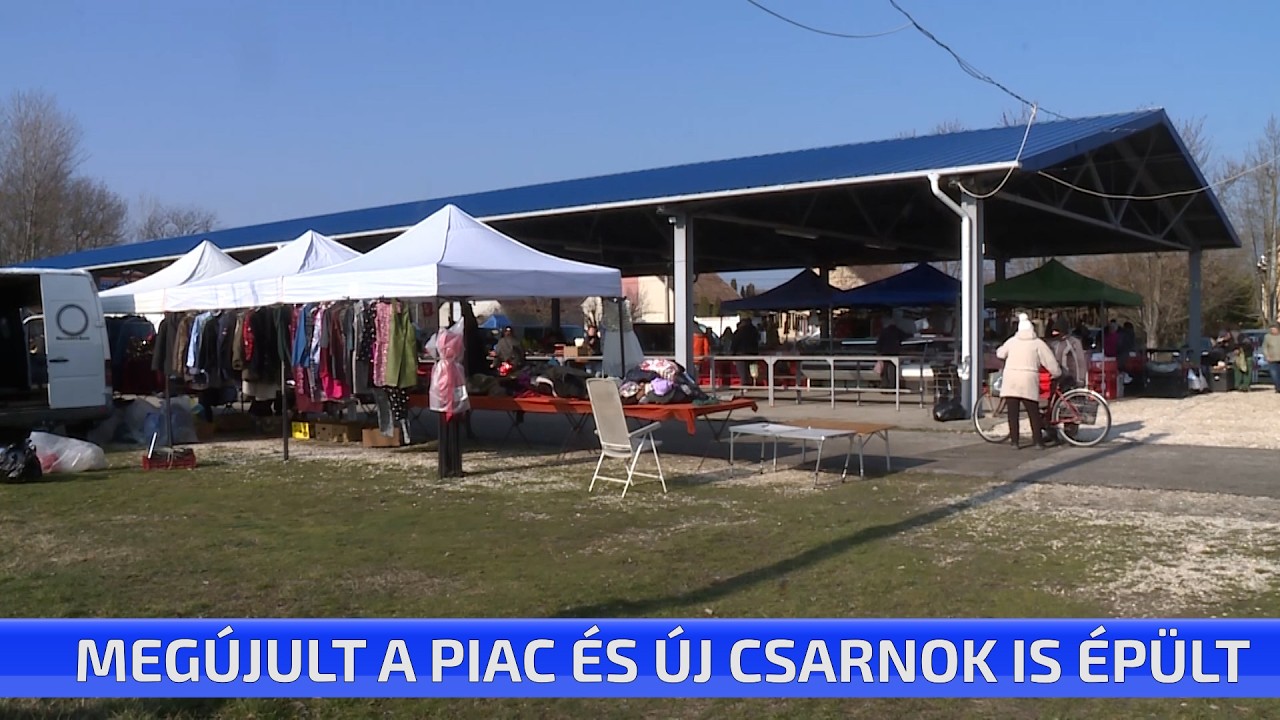 Megújult a piac és új csarnok is épült