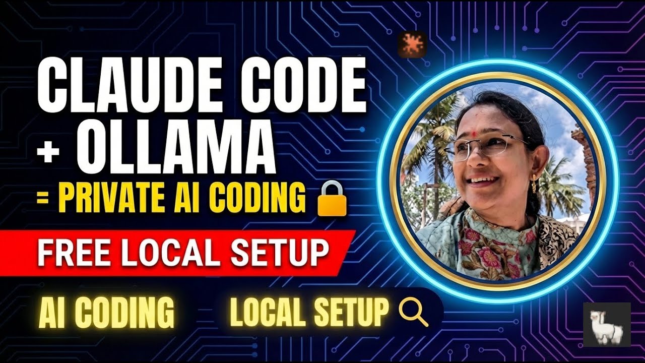 Claude Code + Ollama = Private AI Coding 🔐 FREE Local Setup
