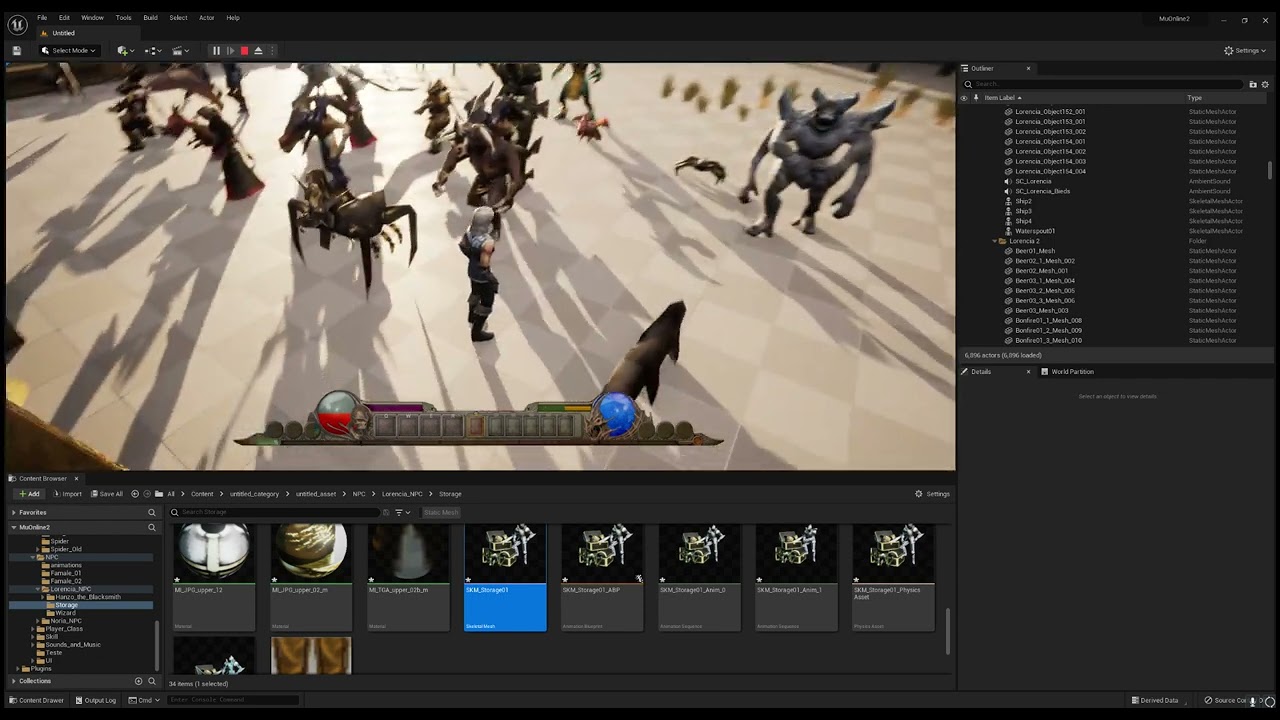 Mu Online Remake Lorencia NPC and Monsters