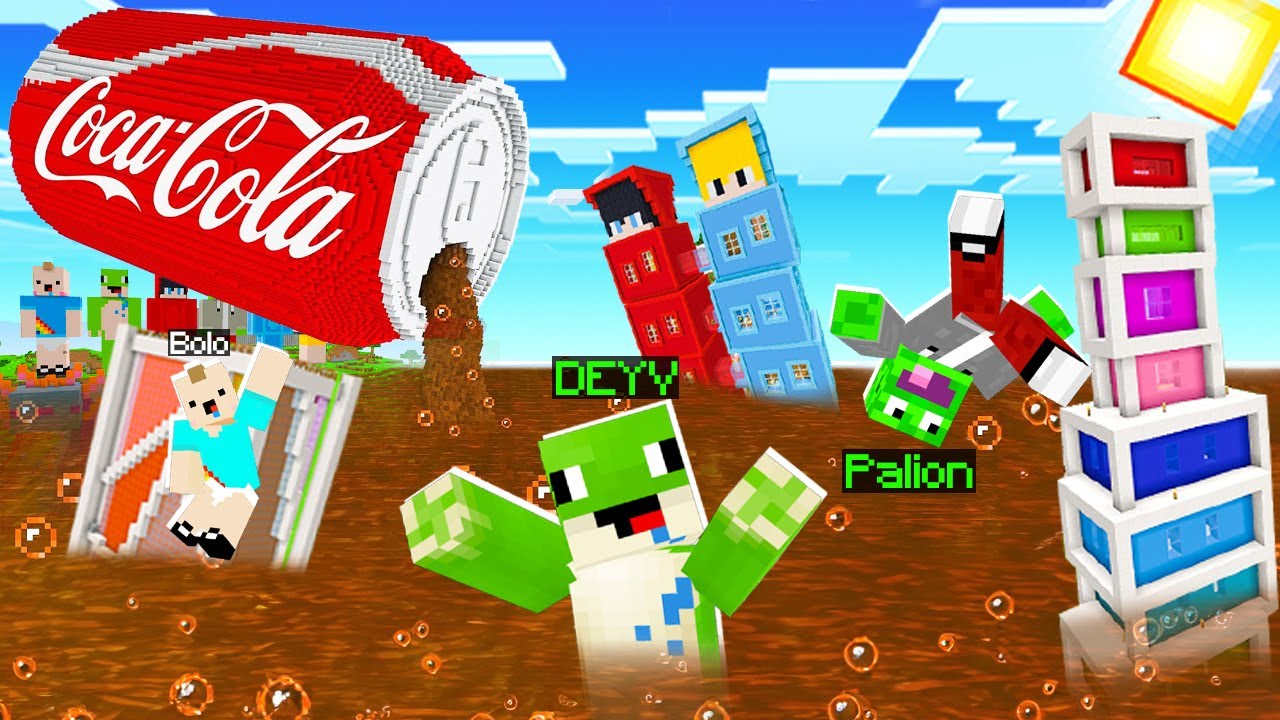 COCA-COLA ZALAŁA CAŁE PALIONOWO w Minecraft!