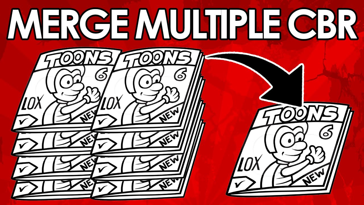 How to Merge multiple CBR/CBZ comics into one Single Comic very quickly!