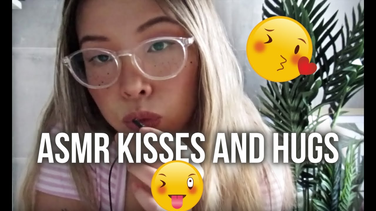 asmr e-girl kisses and hugs you