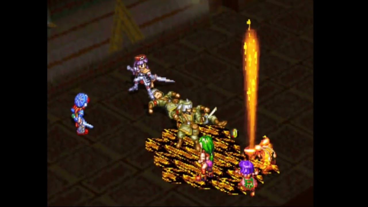 Grandia - Boss #7: Nana (Low Level, No Damage Taken)