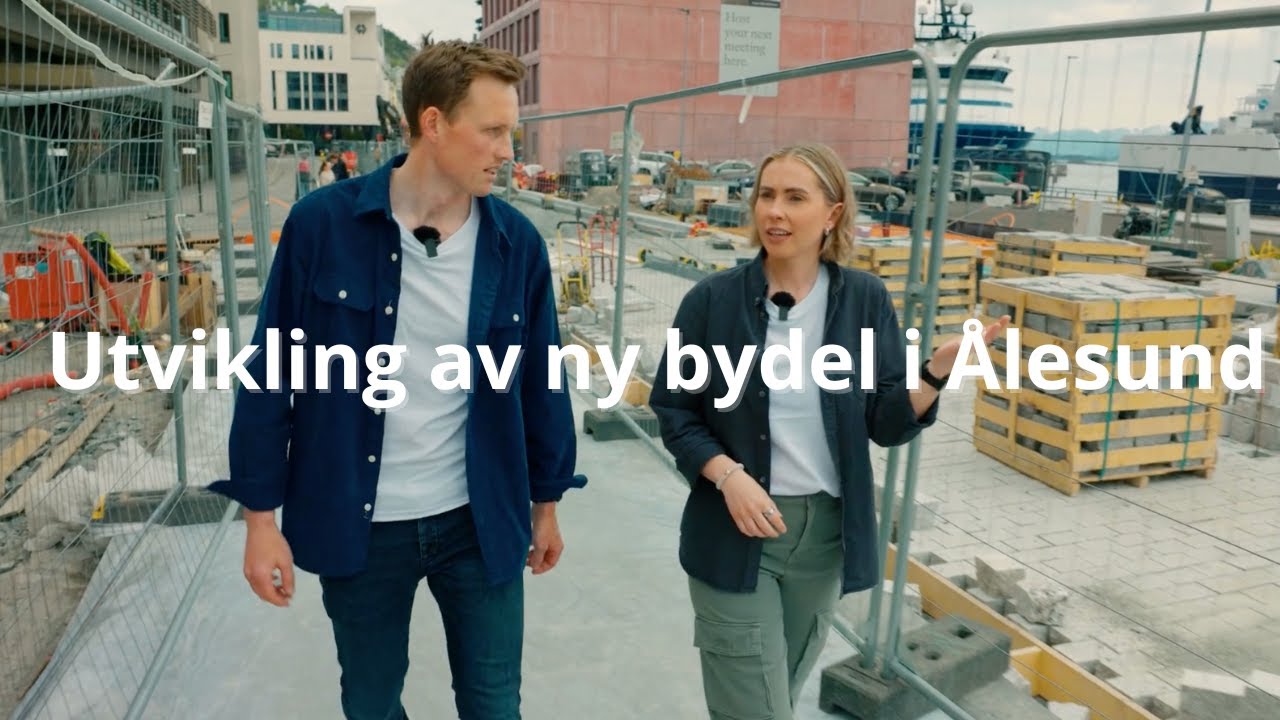 Ny bydel på Sørsida. Som student på byggingeniør på NTNU i Ålesund, kan du bidra til byfornyelsen.