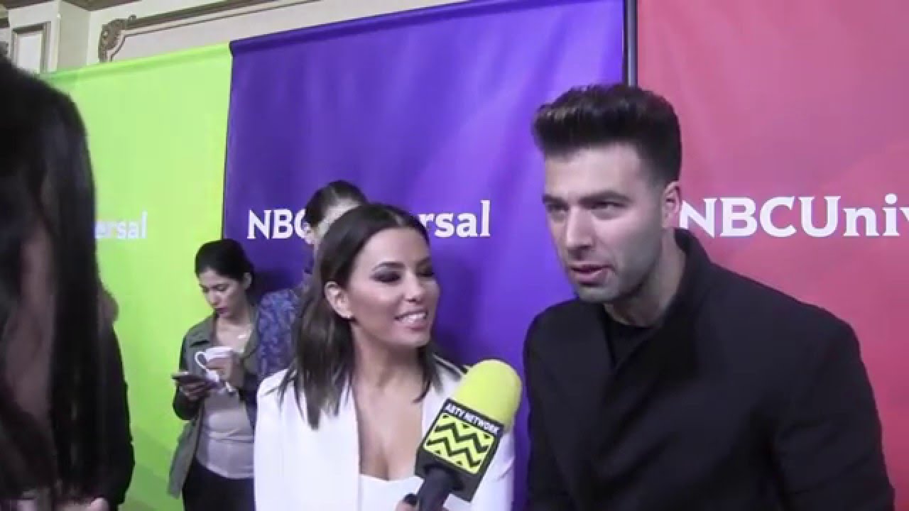 Eva Longoria & Jencarlos Canela Interview @ NBC Universal's Winter Press Day I AfterBuzzTV