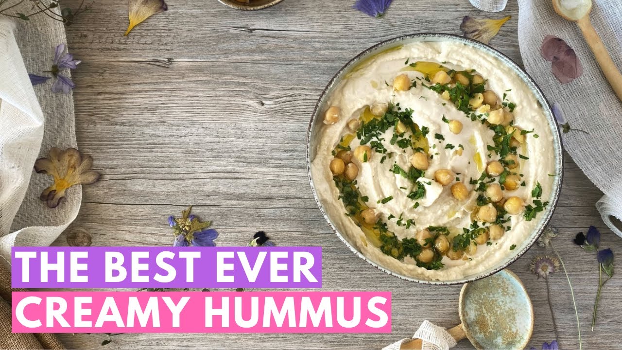 The Best Ever VEGAN HUMMUS Recipe