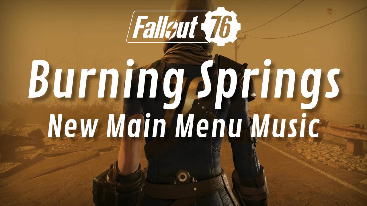 Fallout 76 Burning Springs: New Main Menu Video with new Music (Release: 2nd December 2025) [4K]