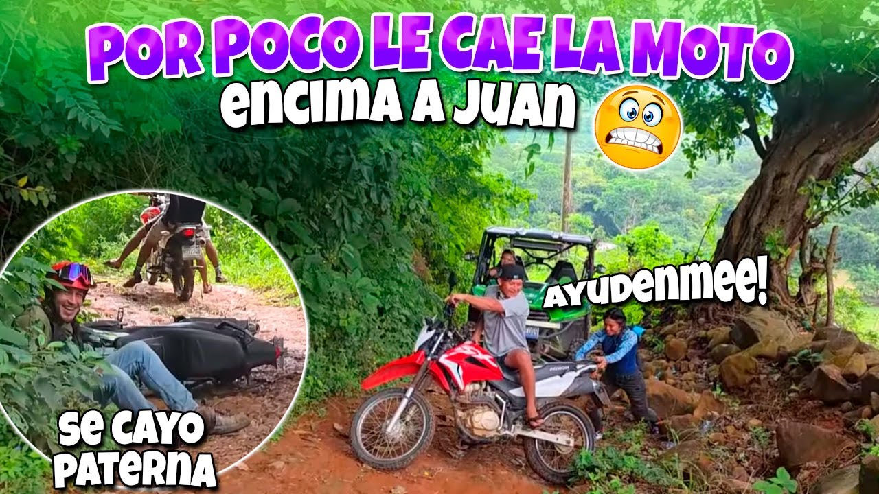 LA CALLE CADA VEZ SE PONE PEOR! A Juan no tiene experiencia y por poco le cae la moto encima