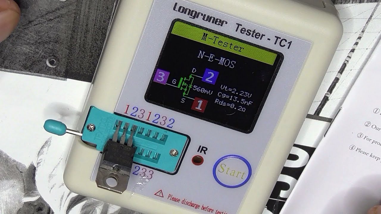 Longruner LED COLOR Transistor Komponenten Zener Dioden Tester