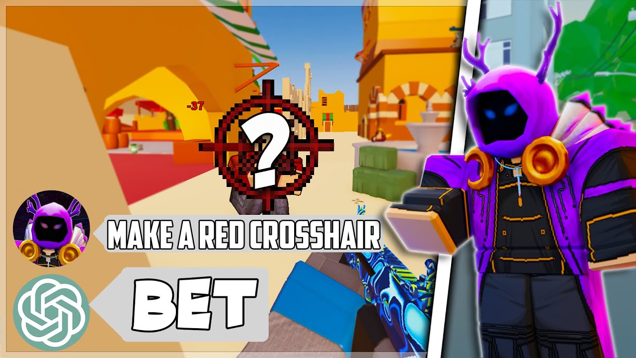 Я использовал прицелы, сгенерированные ИИ, в Arsenal! Roblox Arsenal