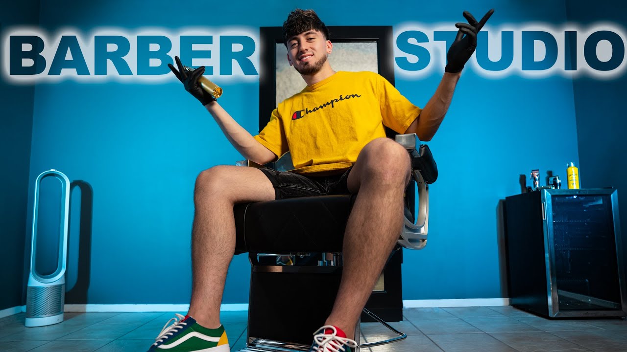 TURNING MY BEDROOM INTO A BARBER STUDIO!
