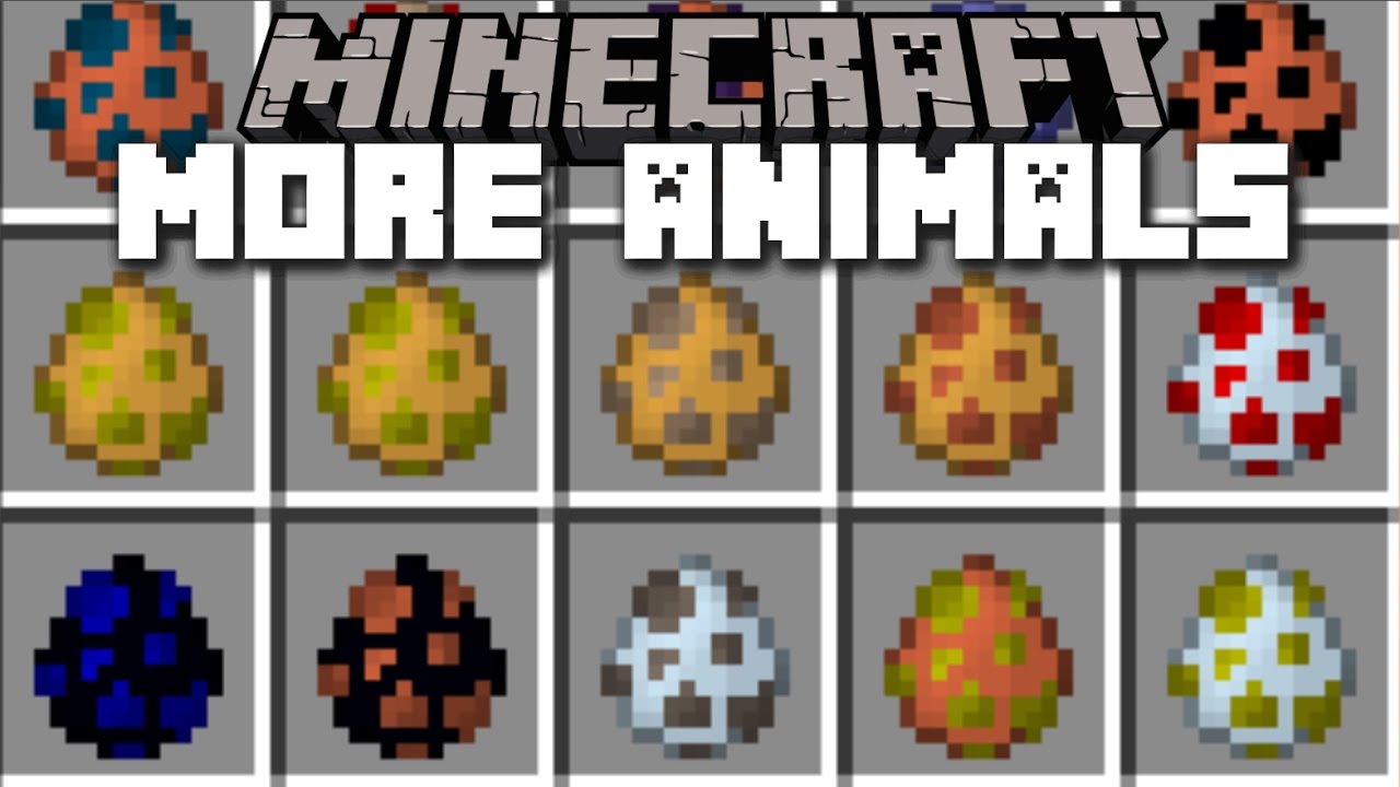 Minecraft MORE ANIMALS MOD / LIONS, BEARS, KITTY CATS & MORE!! Minecraft