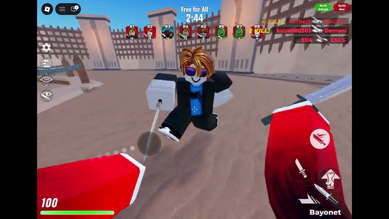 Knife arena fps noob to pro ep1