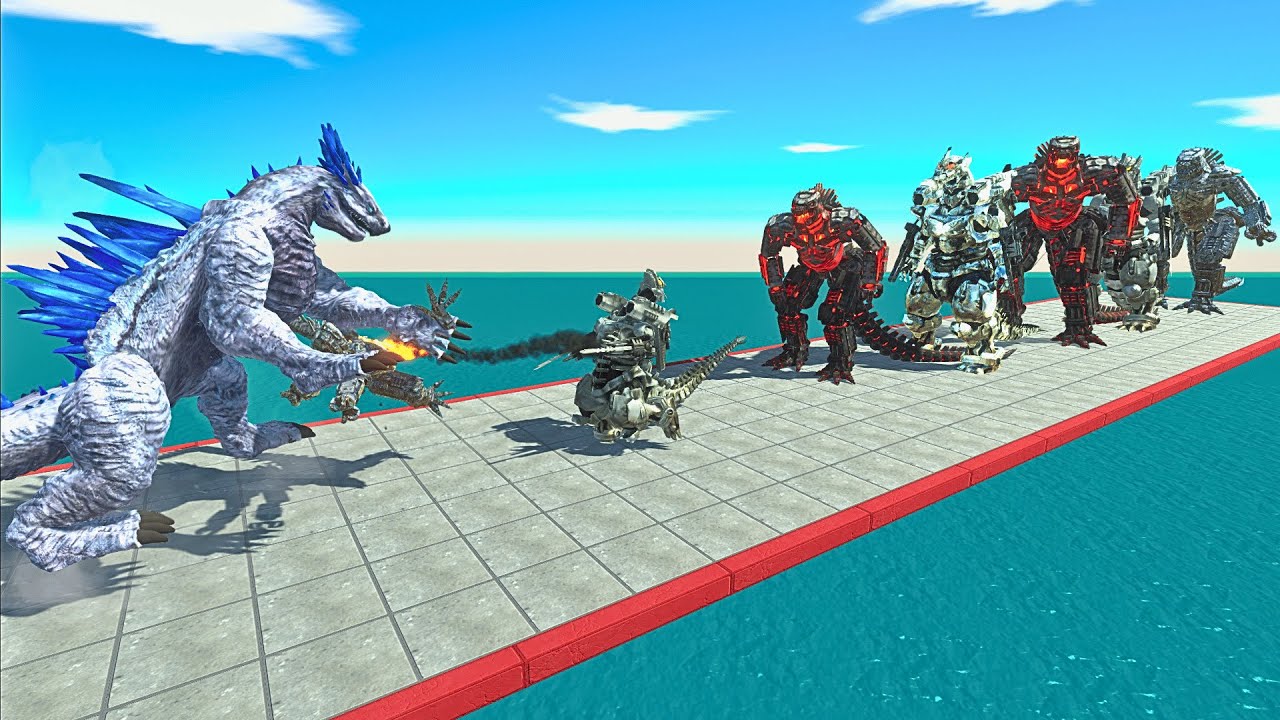 All New Kaiju Monsters VS 10 Levels of Mecha Godzilla Evolution – ARBS Size Comparison