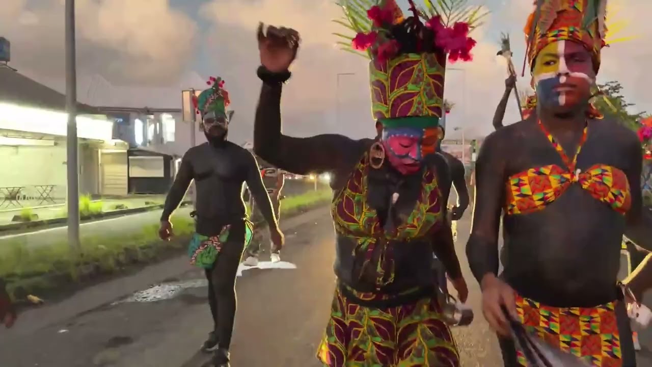 Carnaval. AN KÈ A MAS LA à Pointe à Pitre