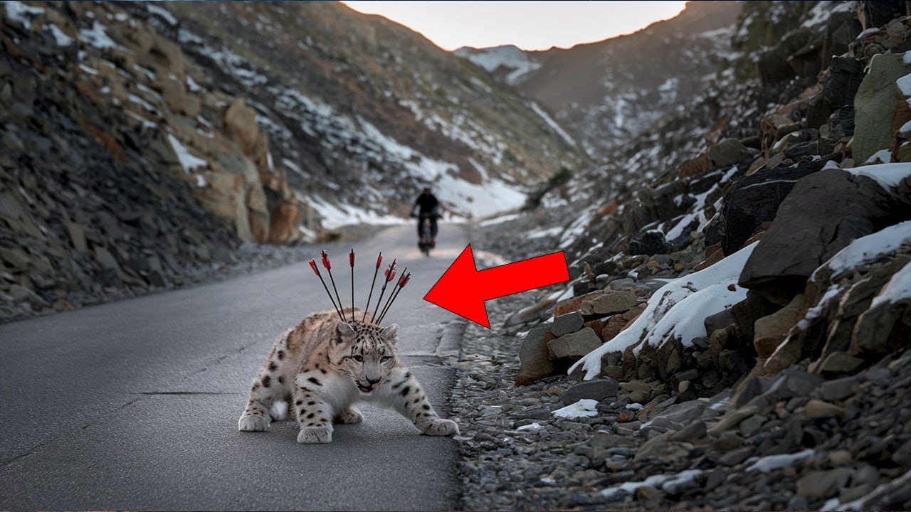 9-Year-Old Snow Leopard Collapses on Road After Years Alone &mdash; What Happens Next Will Break You