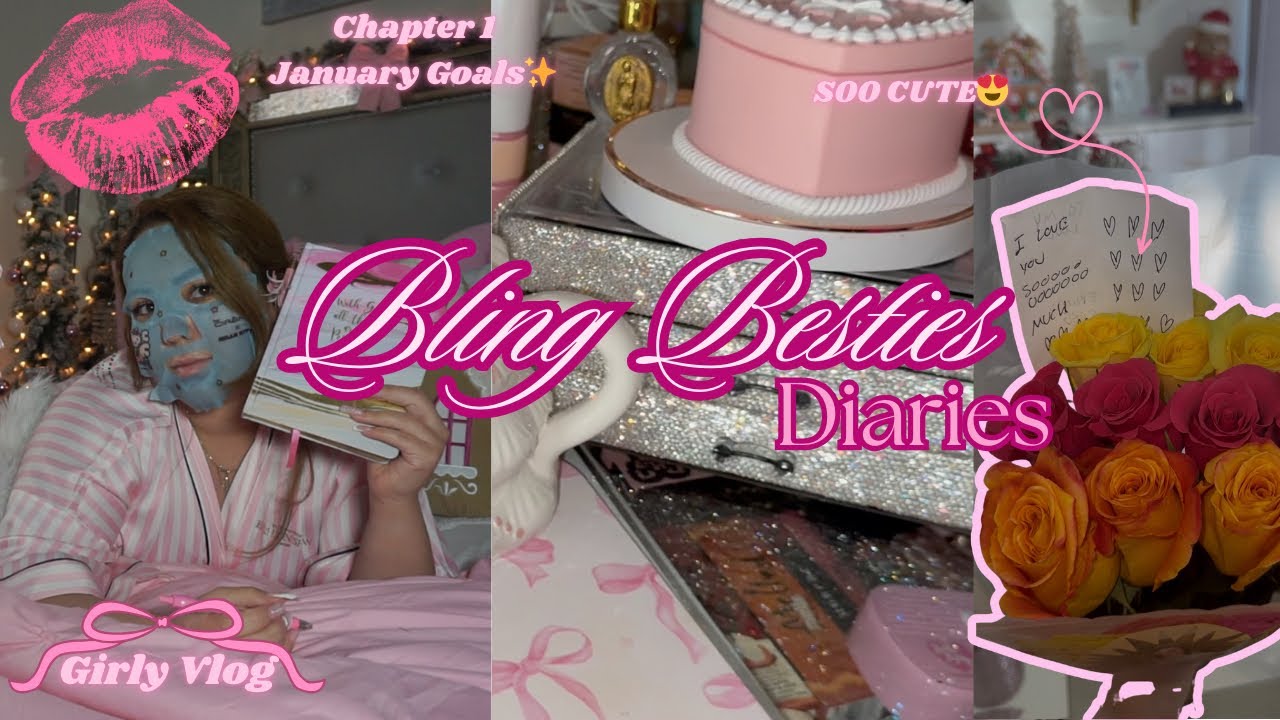 ✨ДНЕВНИКИ ЛУЧШИХ ПОДРУЖЕК BLING🎀💕ЦЕЛИ НА ЯНВАРЬ🤭 МОТИВАЦИЯ НА НОВЫЙ ГОД🌸 ВЫПЕЧКА + УБОРКА🥰 глава 1🌷