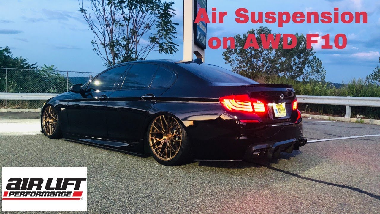 BMW F10 535 AIR LIFT SUSPENSION INSTALL WITH CUSTOM TRUNK..TURBO UPDATE!!