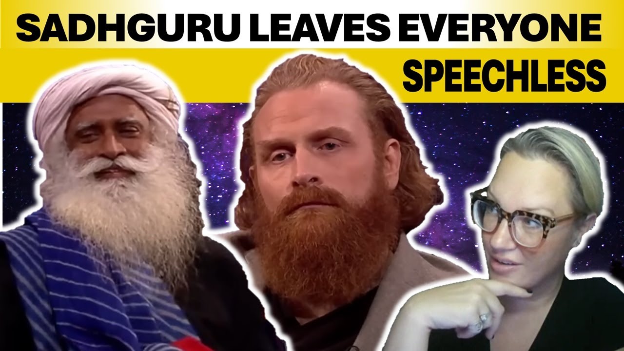 Sadhguru makes a foreign anchor speechless | Foreigner Reaction