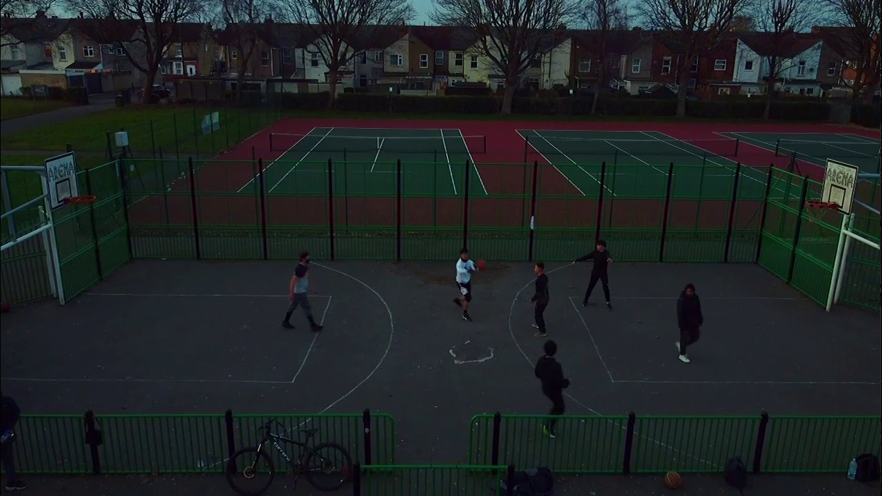 Basketball 🏀 Aerial View 🌇 * EPIC FOOTAGE *