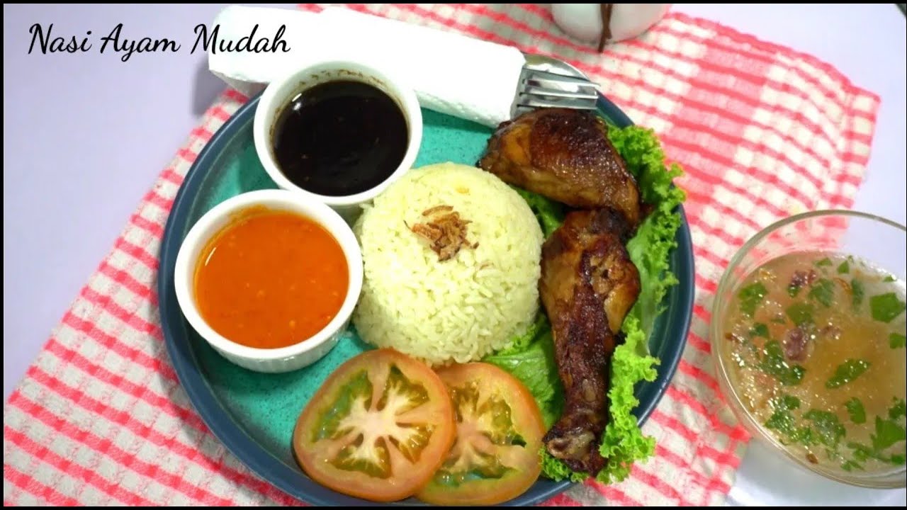Cara Buat Nasi Ayam Mudah Untuk Buka Puasa