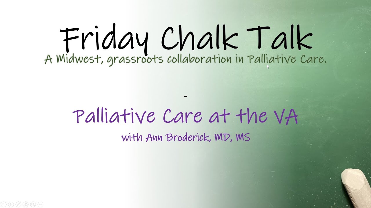 Palliative Care at the VA