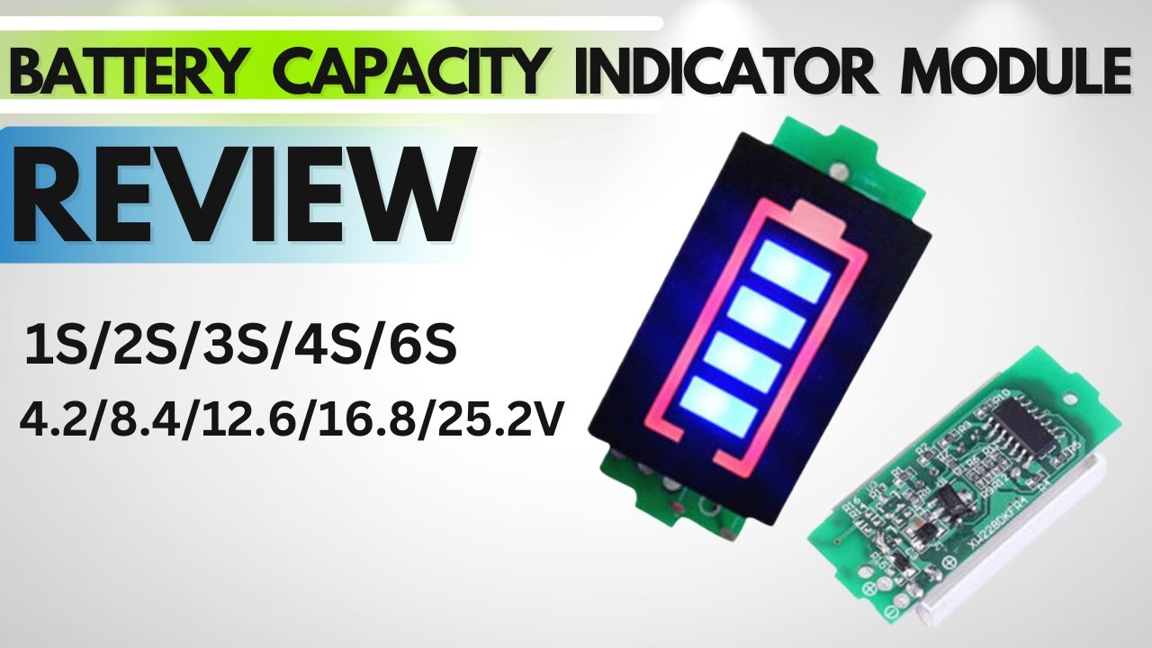 Battery Indicator Module 1S to 8S | Capacity & Charging Level Indicator | Bar Graph 5 Segment
