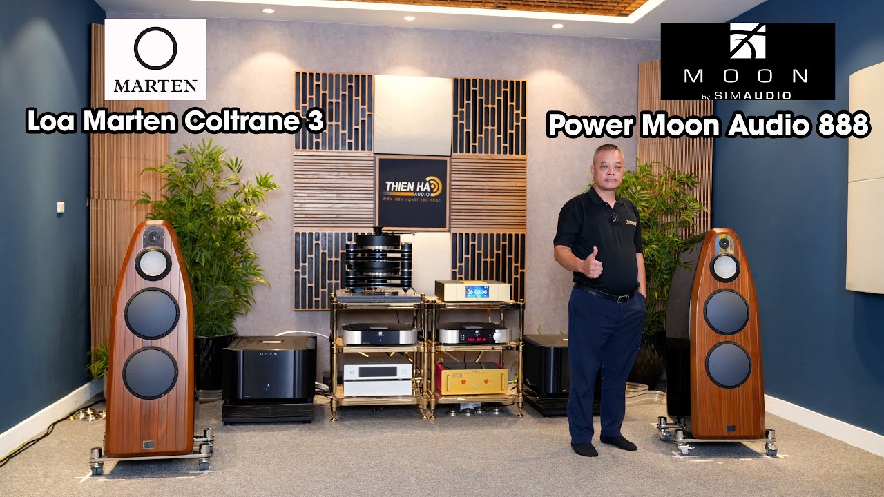 Loa Marten Coltrane 3 Đẳng Cấp Châu Âu  Tham Chiếu Hệ Thống Đầu Bảng Power Moon 888 +Pre 850P
