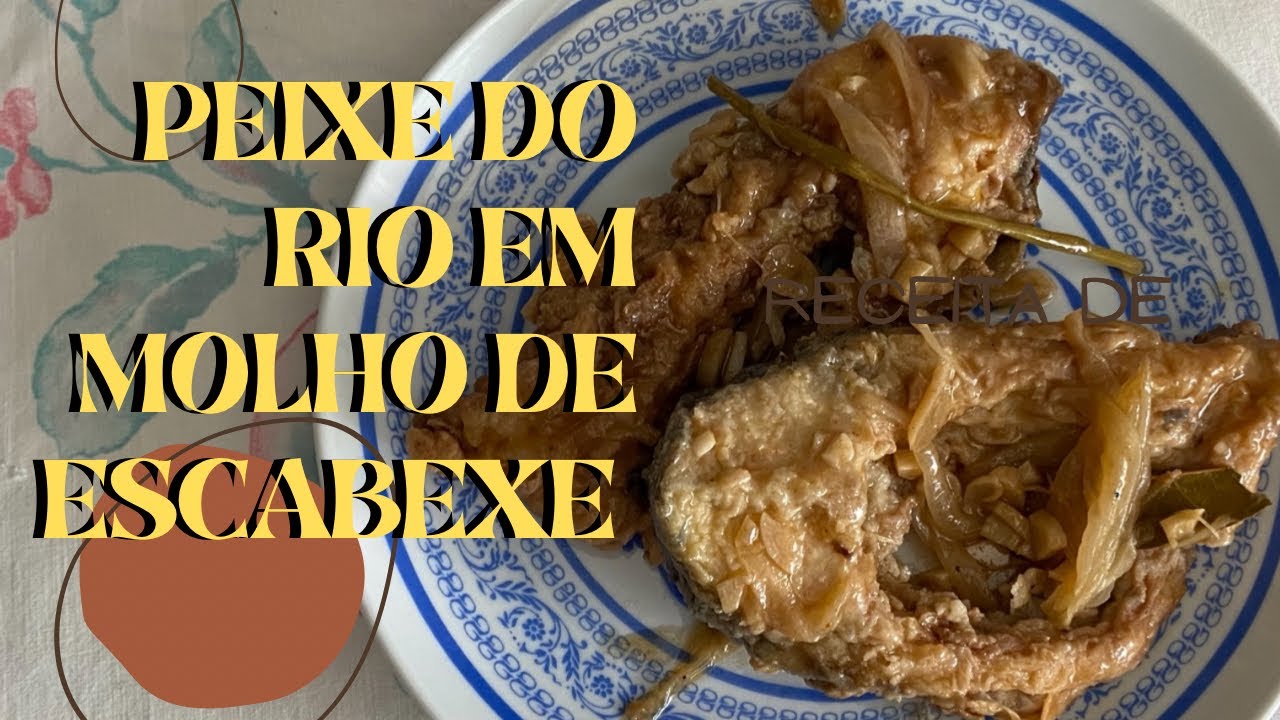 PEIXE DO RIO, CARPA EM MOLHO DE ESCABECHE