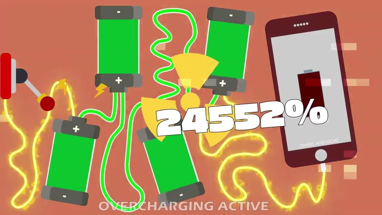 4210818% OVERCHARGING Phone Battery | GLITCHY END + EXPLOSION