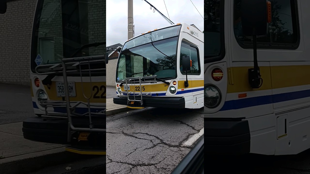 Hamilton Street Railway 2022 NovaBus LFS CNG 2215 #shorts #bus #transit #transitbus