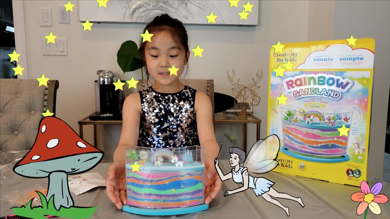 Rainbow Sandland Creativity with DorDor