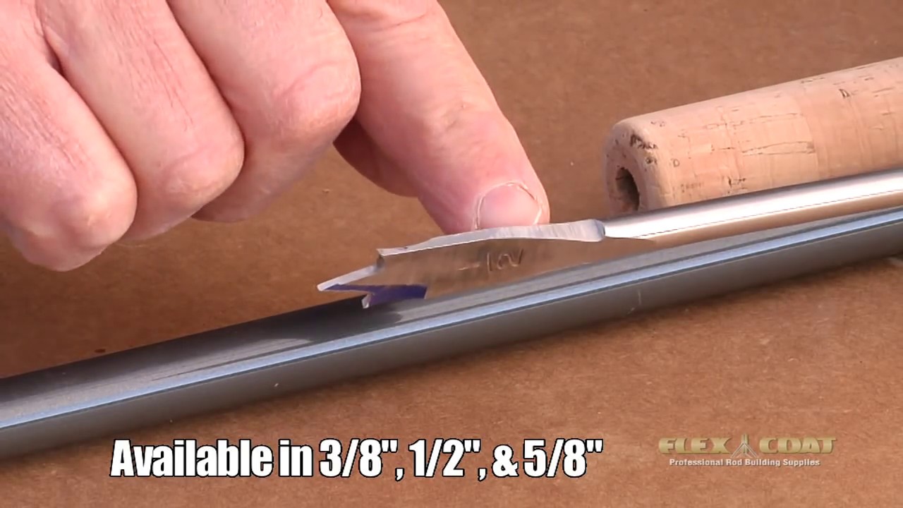 Flex Coat Rod Building - Building a Pre-Shaped Cork Handle 