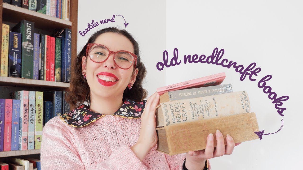 A Tour Of My Vintage Sewing & Needlecraft Book Collection!